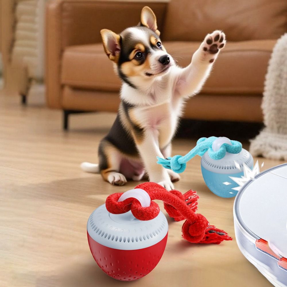 Automatic Moving Dog Ball - Odporna na gryzienie inteligentna piłka dla
