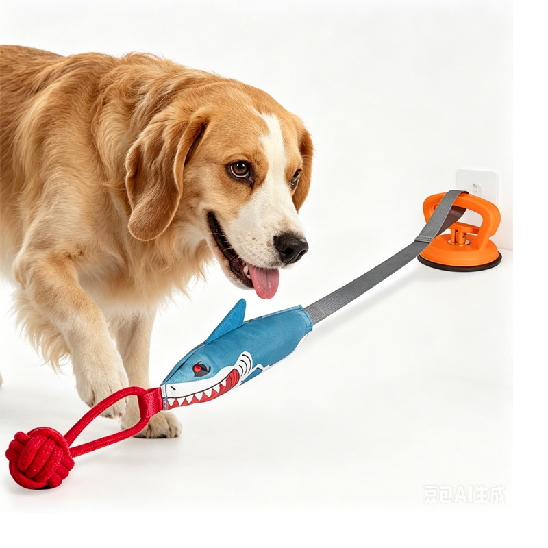 Suction Cup Dog Tug Toy - Zabawka dla psa z przyssawką, zabawka