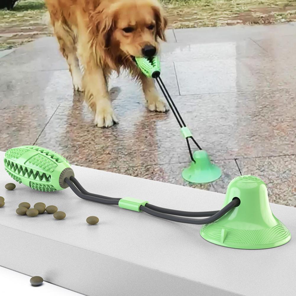 Suction Cup Dog Tug Toy - Zabawki do żucia dla psów agresywnych,