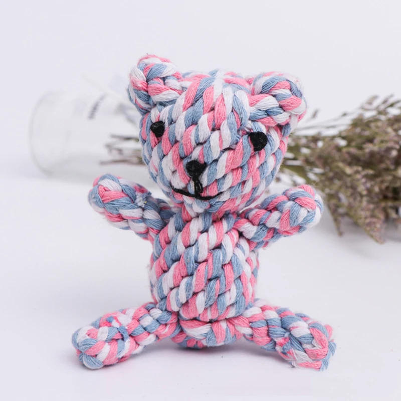 Dog Rope Toy Aggressive Chewers - Wytrzymała zabawka dla psa z plecionej
