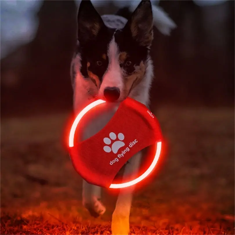 Flying Disc Dog Training Toy - Zabawka dla psa LED Świecący Akumulatorowy