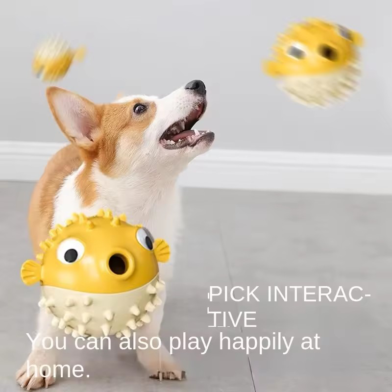 Rubber Treat Dispensing Dog Toy - Odbijająca się zabawka dla psa w