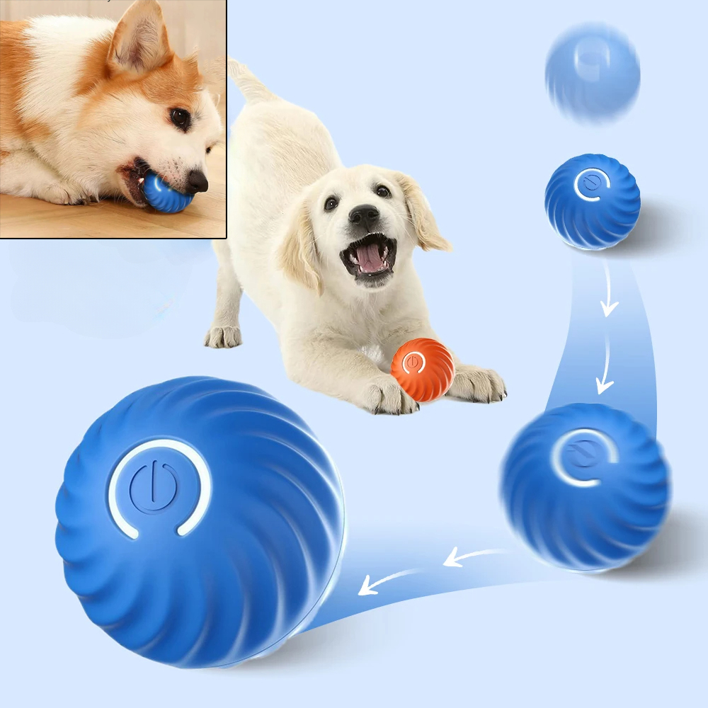Suction Cup Dog Tug Toy - Piłka dla psa, automatycznie się poruszająca,